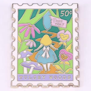 Tulgey Woods Enamel Pin – Alice in Wonderland Disney-Inspired Collectible